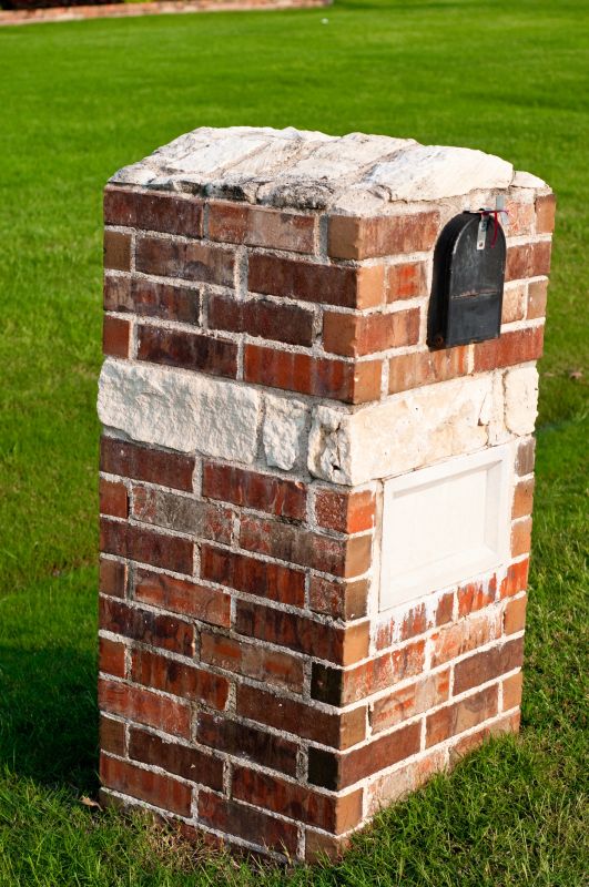 Brick Mailbox Construction