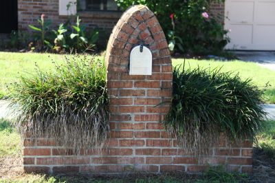 A Brick Mailbox is Very Durable!